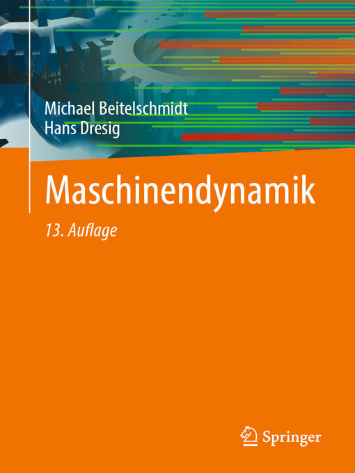 Title details for Maschinendynamik by Michael Beitelschmidt - Available